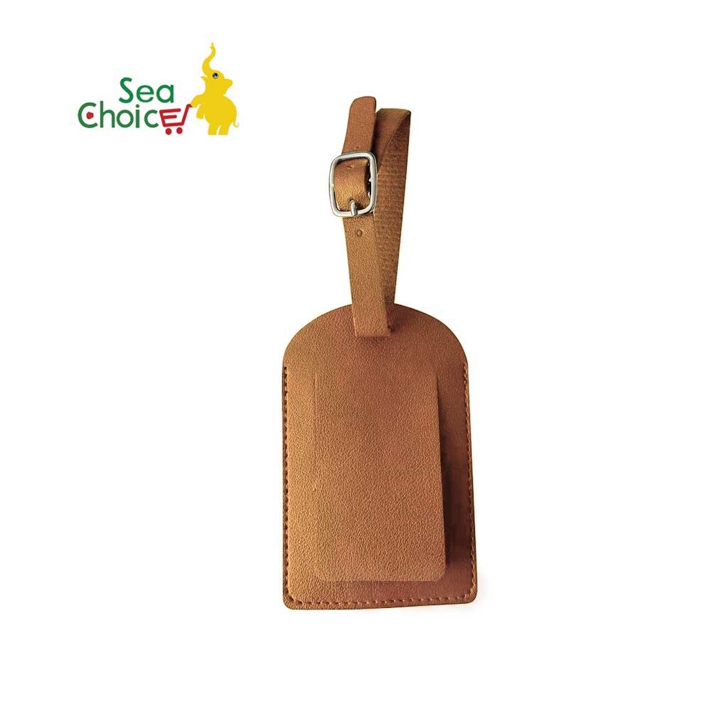 2 Pieces PU Leahter Secure Luggage Tags Business Card Holder Travel ID Bag Tag Shopee Philippines