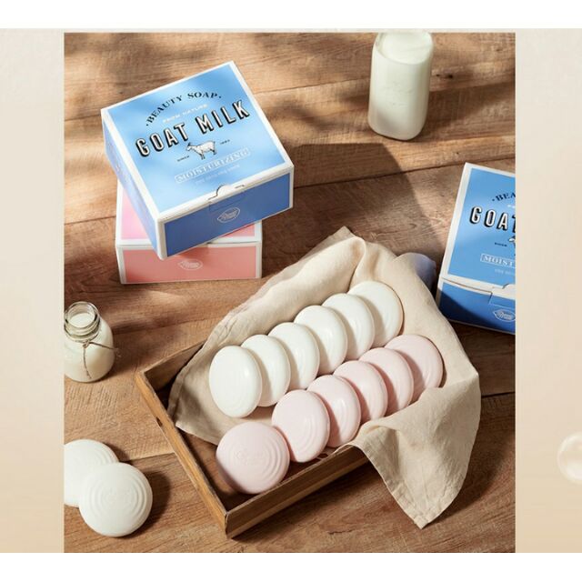 Aekyung Shower Mate Goat Milk Moisturizing Soap 90gx12pcs Shopee