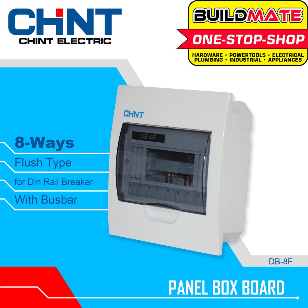 CHINT 8 WAYS FLUSH Type Panel Distribution Box Board for Din Rail