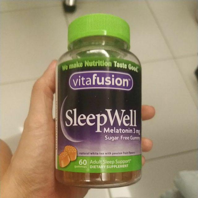 Vitafusion SleepWell Melatonin 3mg Sugar Free Gummy 60