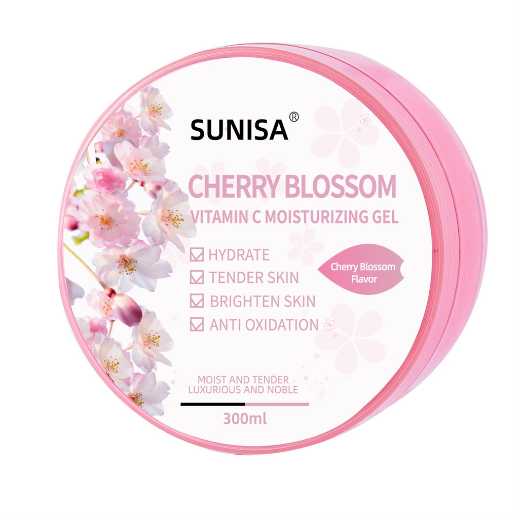 sunisa CHERRY BLOSSOMS vitamin c Soothing Gel Moisturizing Brightrning
