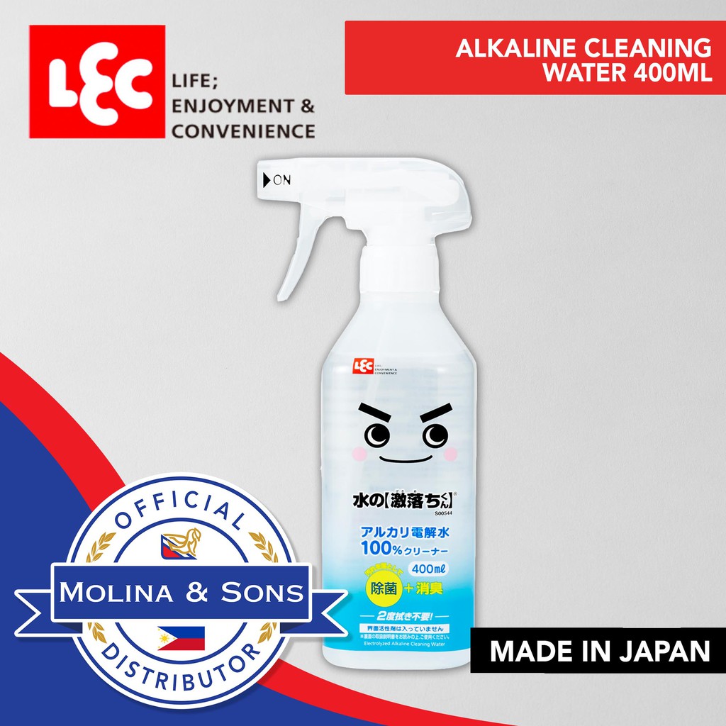 Lec Alkaline Cleaning Water 400Ml Shopee Philippines