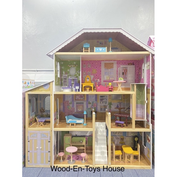 Big Wooden Doll House Shopee Philippines