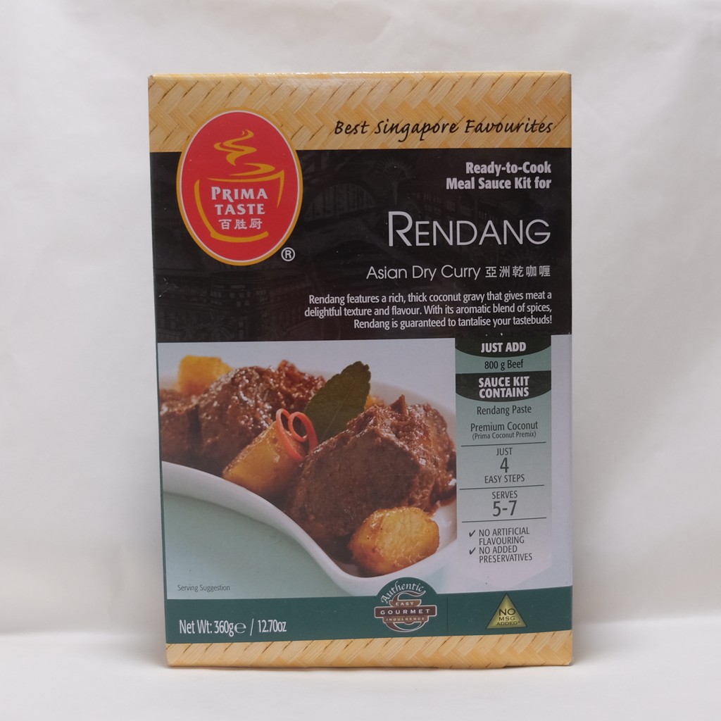 Prima Taste Rendang Sauce Kit (ReadytoCook) Shopee Philippines