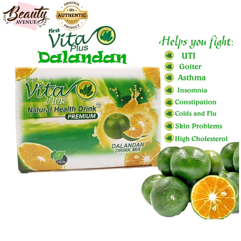 First Vita Plus Dalandan Natural Health Drink 20sachet Shopee Philippines