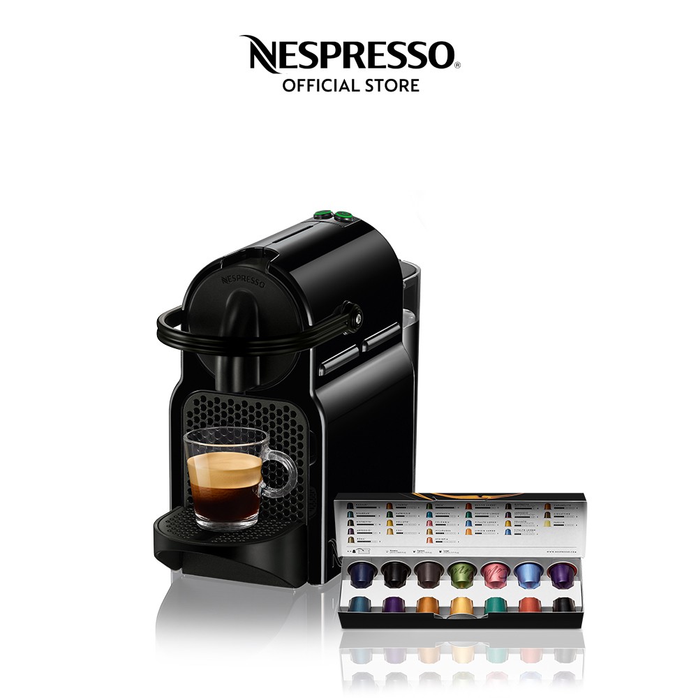 Nespresso® Inissia Coffee Maker Black with Complimentary Coffee Set Shopee Philippines