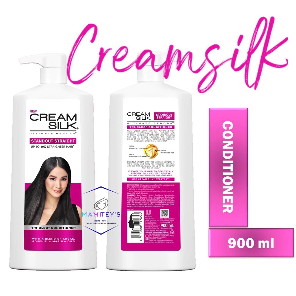 Creamsilk Standout Straight Conditioner ULTIMATE REBORN 900ml Shopee