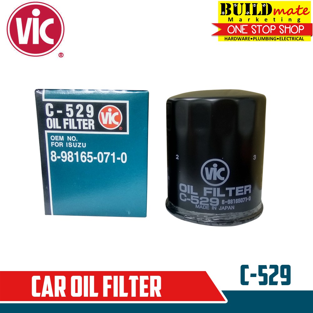 Vic Oil Filter C529 Isuzu Mux Shopee Philippines