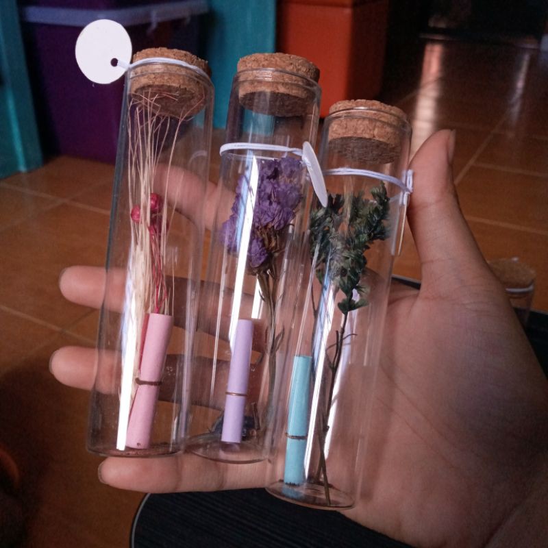 6 Souvenir Cork Bottles AND 25 message capsules Shopee Philippines