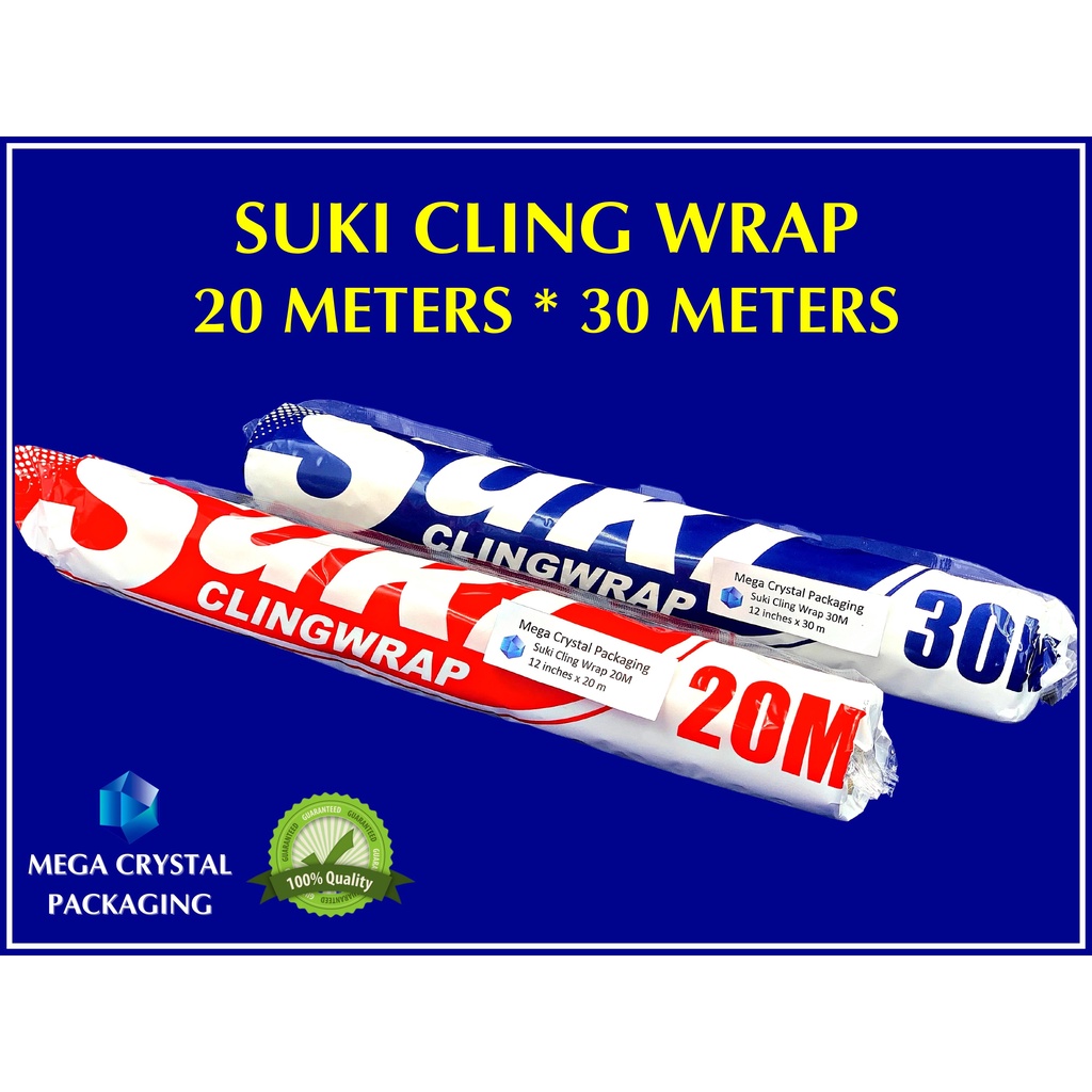 Suki Multi Purpose Cling Film / Cling Wrap 20M / 30M Shopee Philippines
