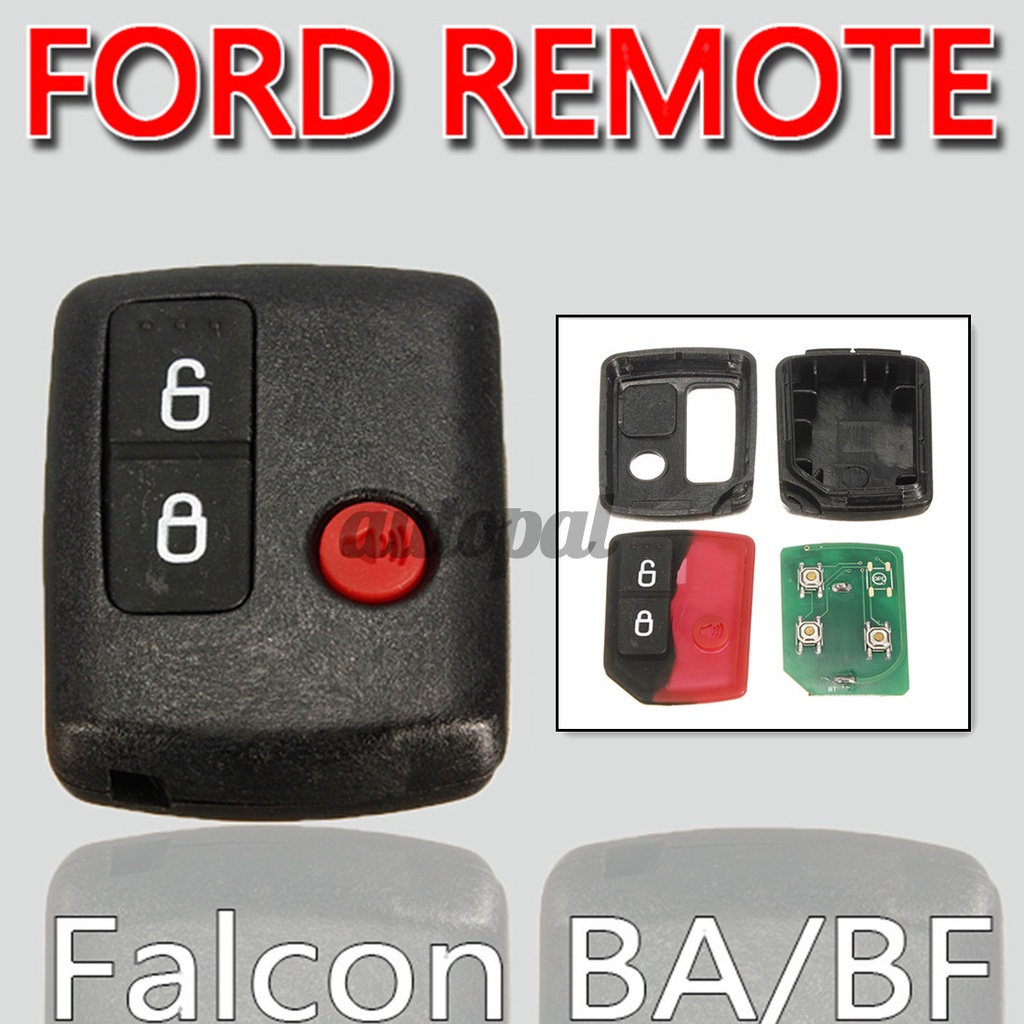 3Button Keyless Entry Fob Remote Key Chip For Ford Falcon BA BF SX SY