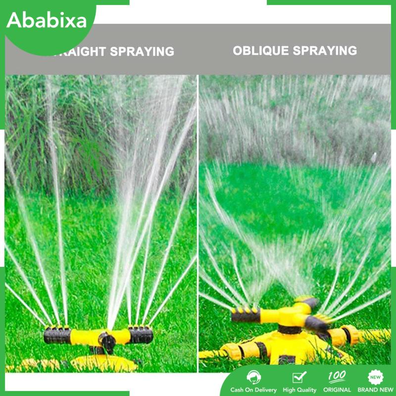 Garden Sprinkler, Lawn Sprinkler 360 Degree Rotating Adjustable Water