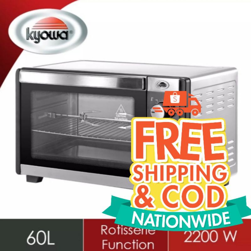 Kyowa 60L Electric Oven KW3338 Genuine Parts Durable Stainless Steel