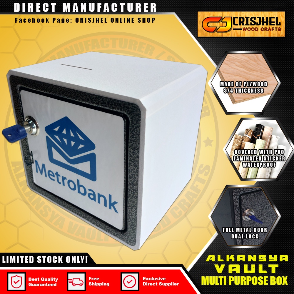 MINIMETROBANK ALKANSYA VAULT Multi Purpose safety Box Direct supplier