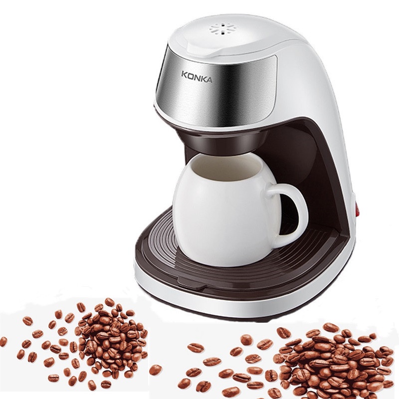 220V Semi Automatic Electric Coffee Machine Portable Home Mini Drip