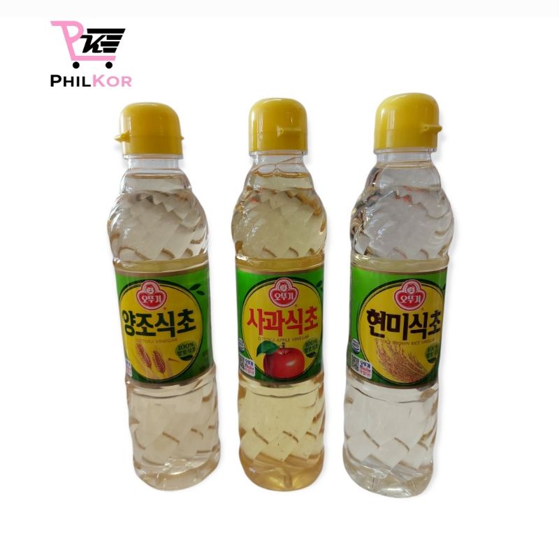 Ottogi Vinegar/Brown Rice/Apple Vinegar 500ml Shopee Philippines