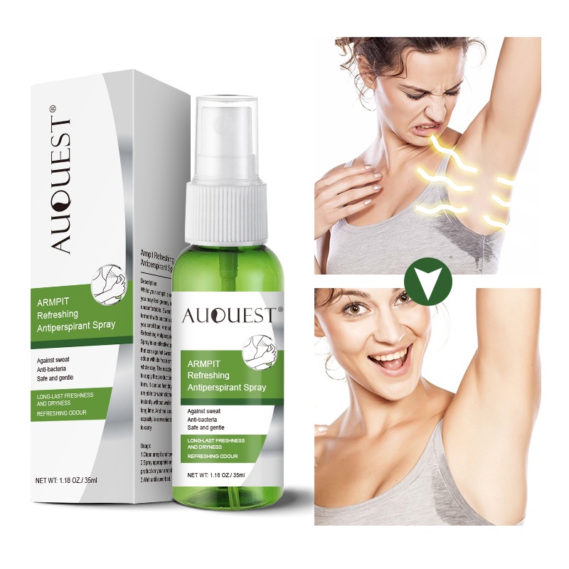 AUQUEST Underarm Deodorant spray odor Prevent sweating Antiperspirant