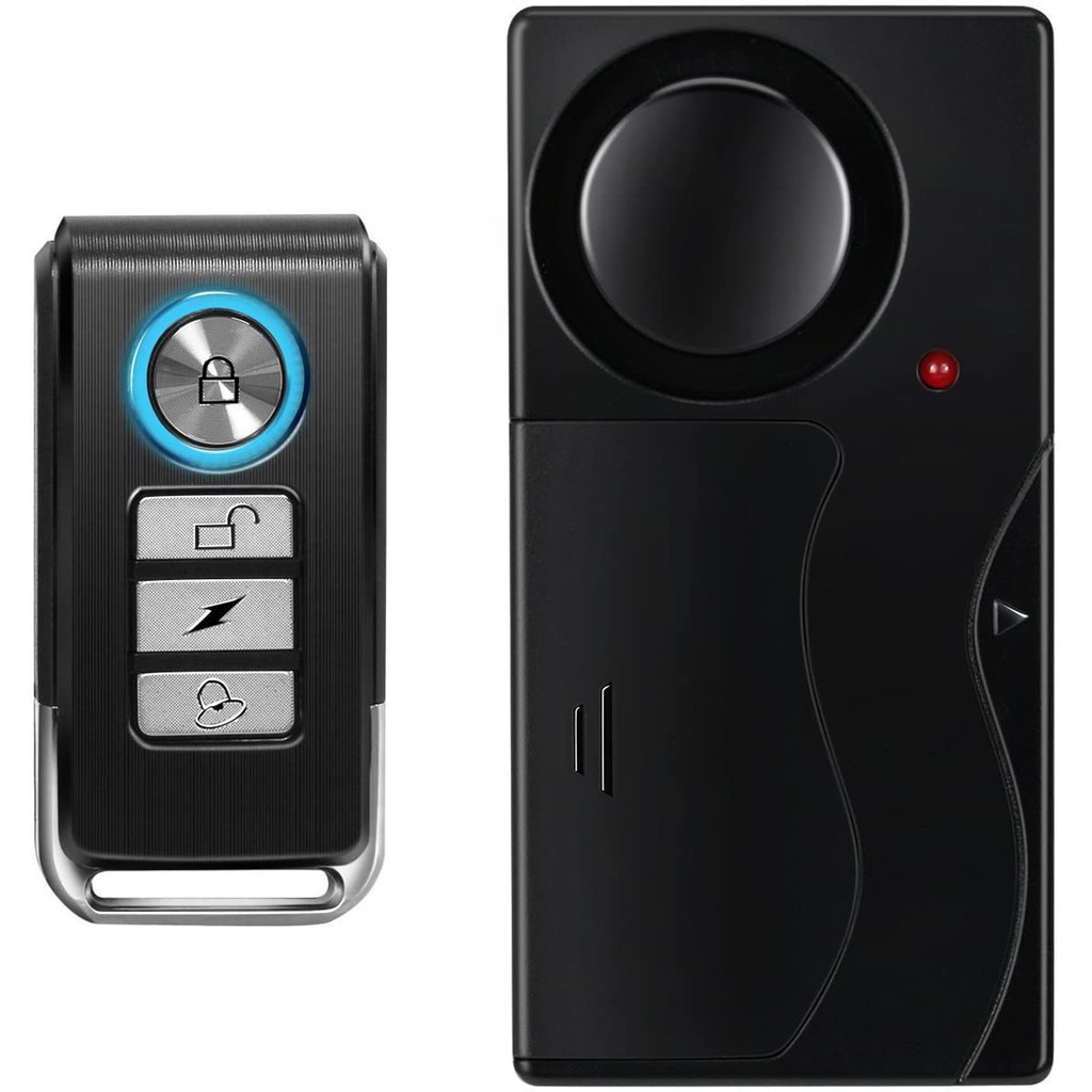 113dB AntiTheft Bicycle Motorcycle Alarm Wireless Security Vibration