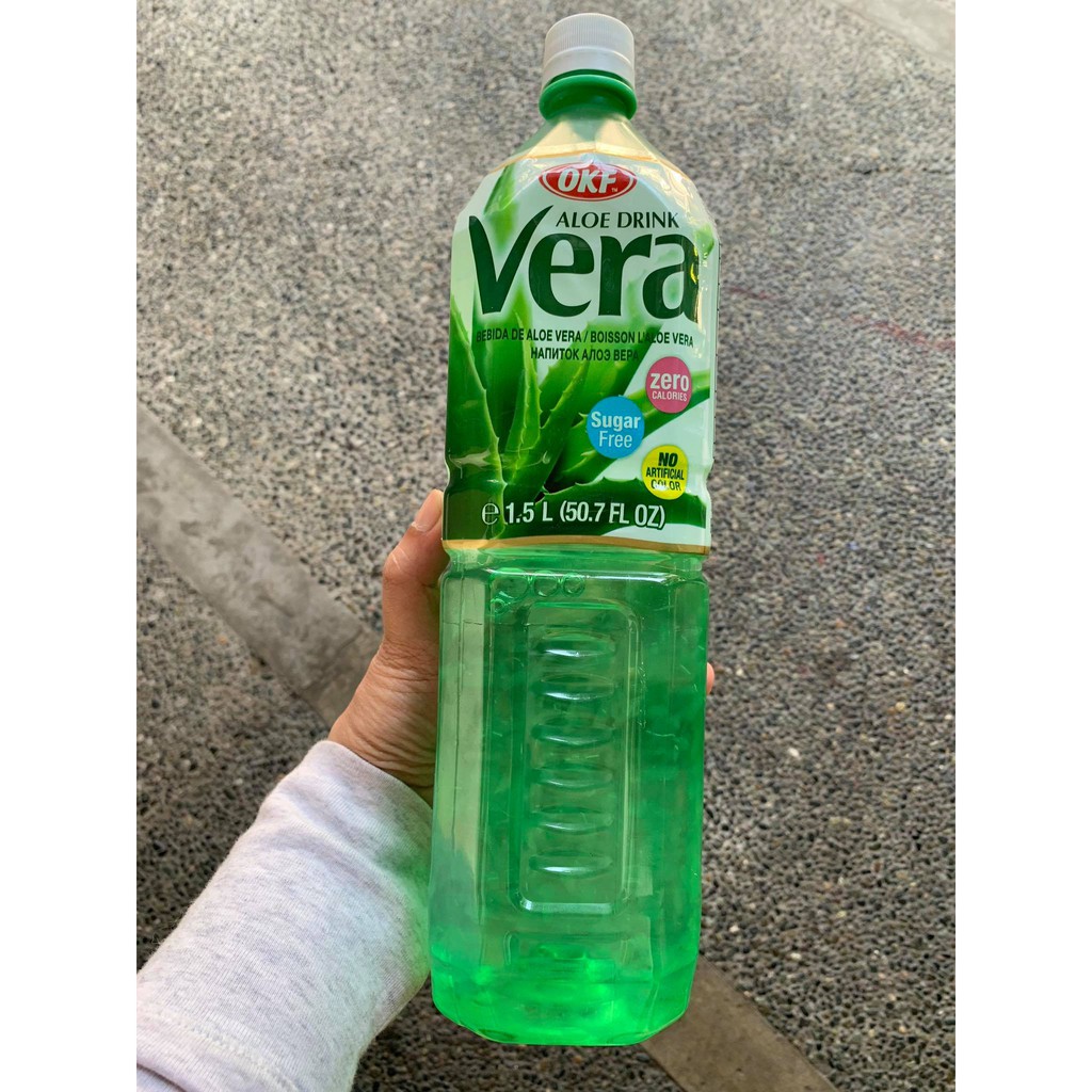 OKF Vera Aloe Drink aloe vera juice w/ gel or jelly sugar free