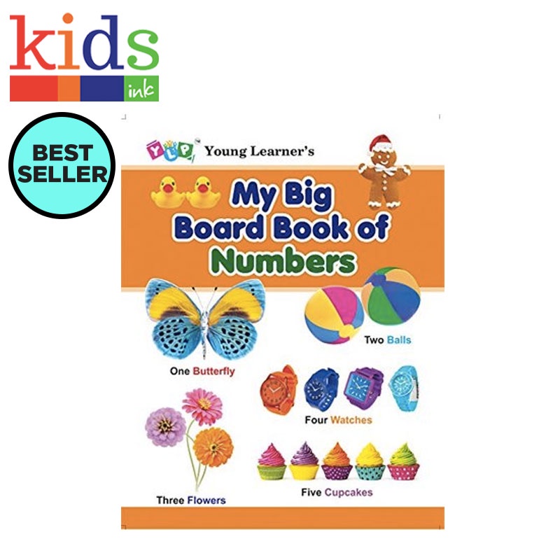 My Big Board Book Of Numbers Children's Book By Young Learner Kids