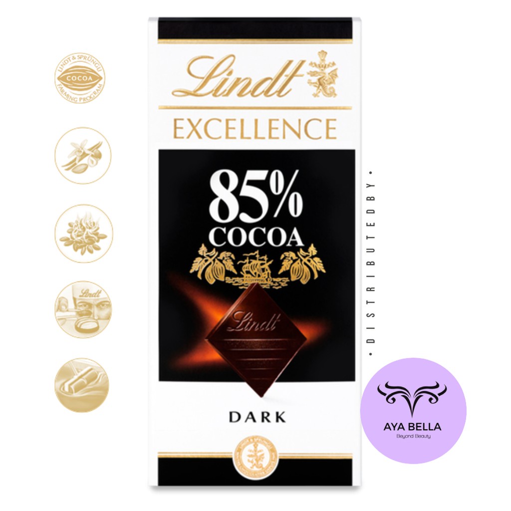 Lindt Excellence Premium Dark Chocolate Series Keto Approved Shopee