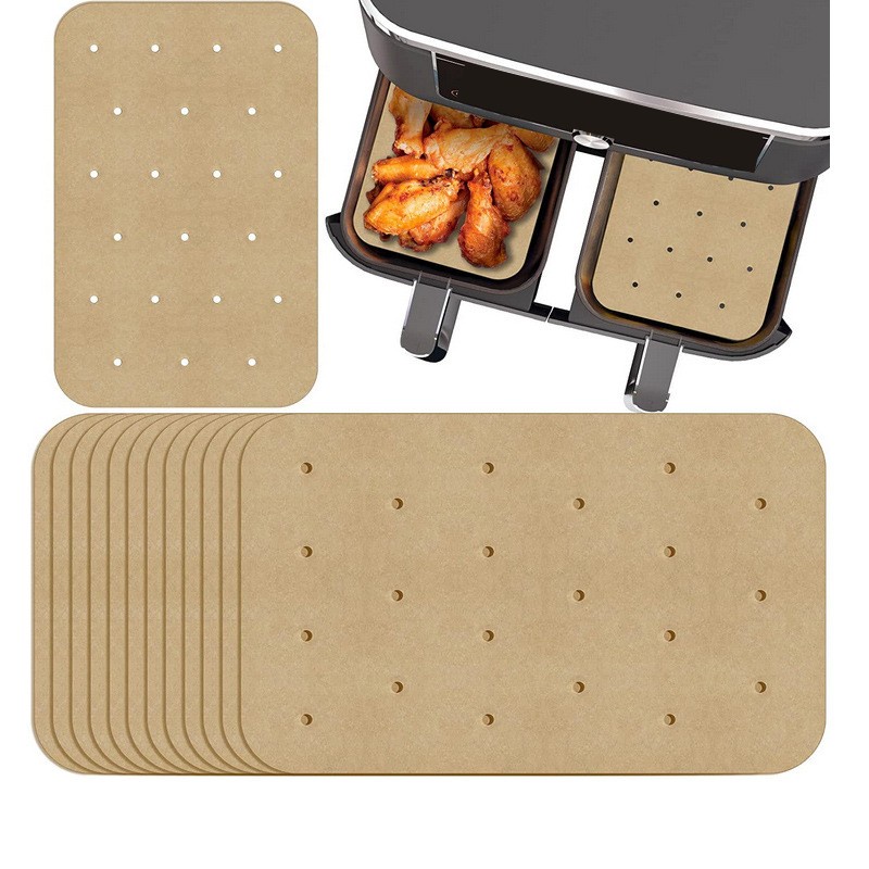 50Pcs Air Fryer Paper / Air Hole Air Fryer Parchment Paper Liners / For