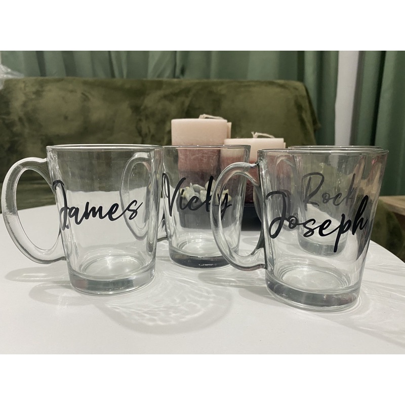 Personalized Mug (clear) Shopee Philippines
