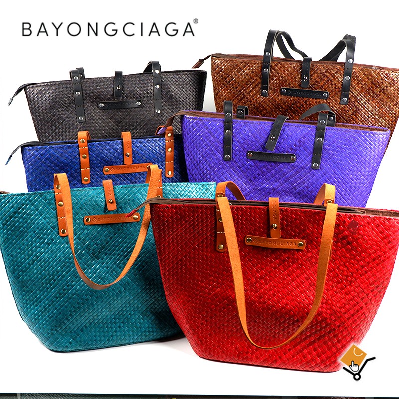 Bayongciaga Classic Premium Pandan Bayong Bag Shopee Philippines