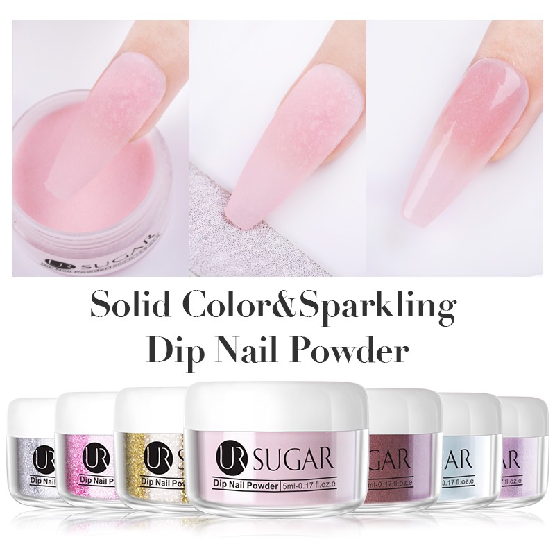 UR SUGAR 5ml Acrylic Powder Dipping Nail Powder Colorful Nail Art No UV