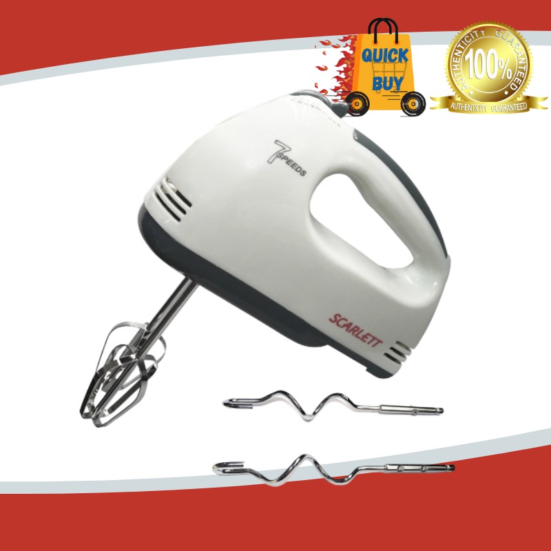 Scarlet Hand Mixer Professional Electric Whisks Shopee Philippines