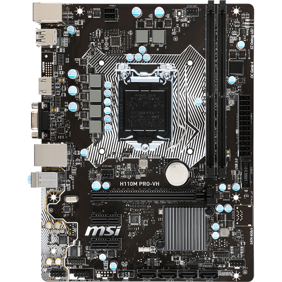 Gigabyte/MSI/Asus/ Asrock 1151 h110/Motherboard 6th/7th Gen Processor
