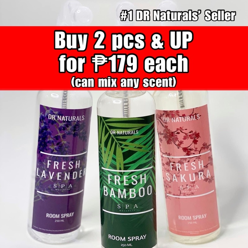 Fresh Bamboo Room Spray 250ml by Dr Naturals Shopee Philippines
