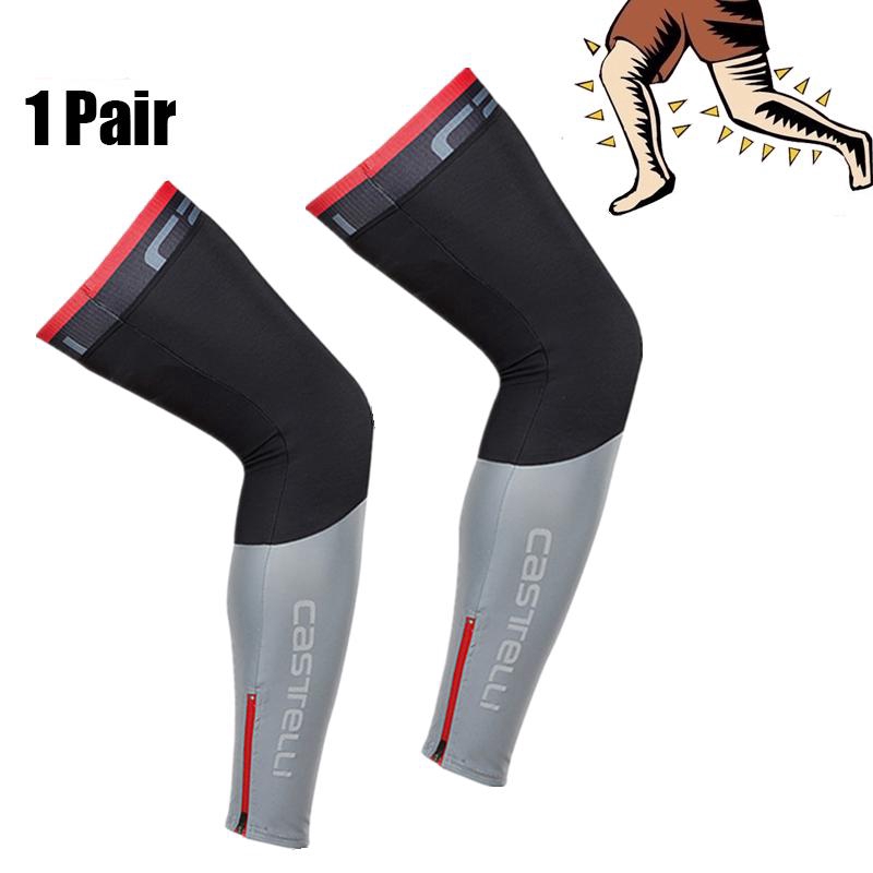 2 Pcs Pro Cycling Leg Warmer Outdoor Bicycle Riding Leg Sleeve Uv