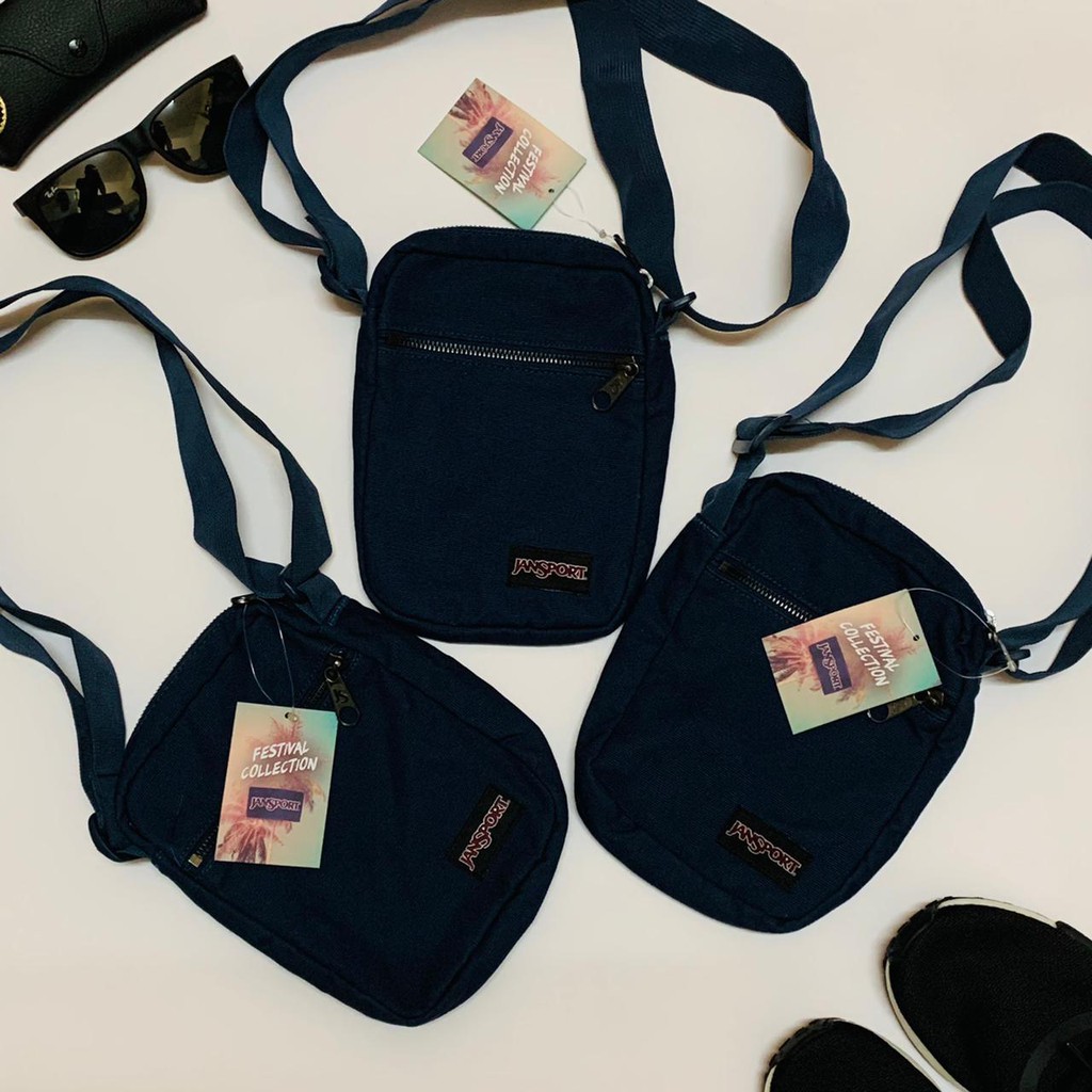 100 Original JANSPORT WEEKENDER MINI BAG NAVY/PEWTER Shopee Philippines