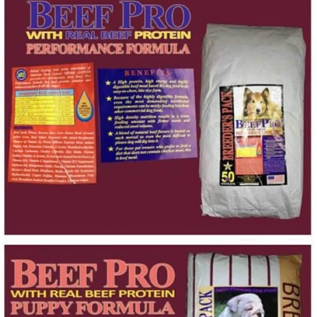 Beef Pro Puppy or Adult (Sack) 22.7kg Shopee Philippines