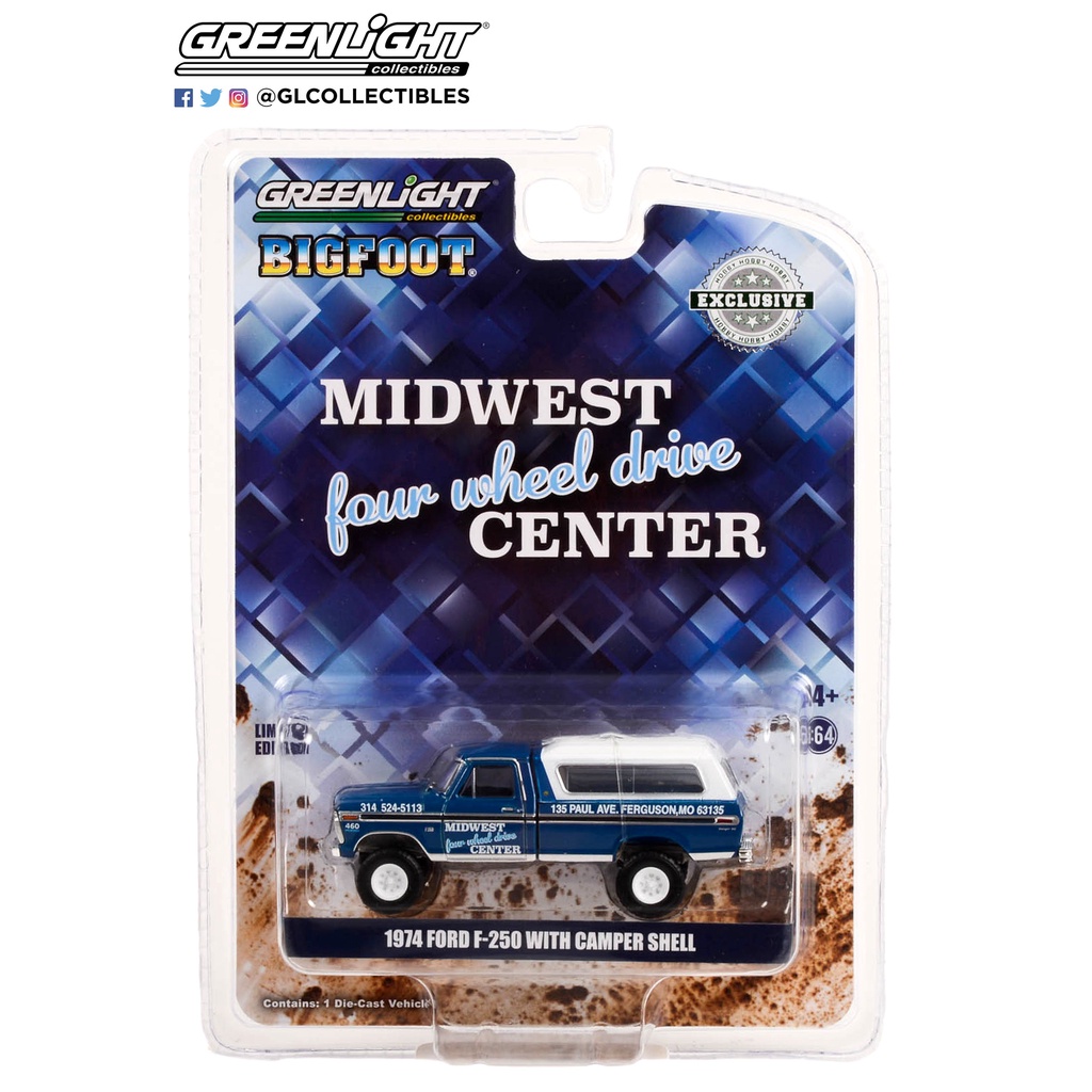 Greenlight Collectibles "Midwest Four Wheel Drive Center" 1974 Ford F