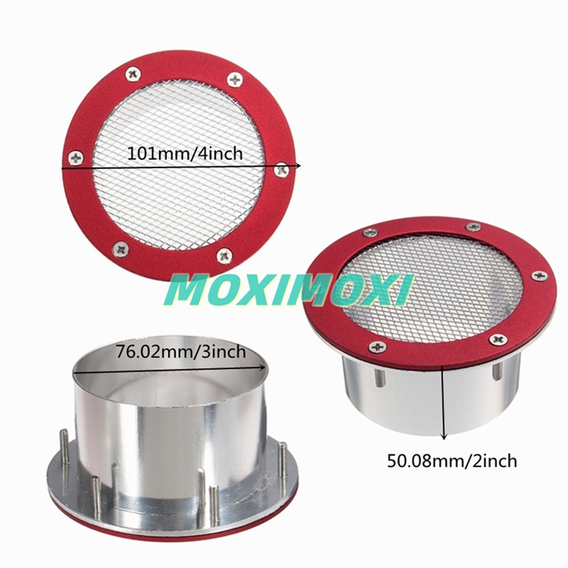 Universal Car Bumper Vent Inlet Air Duct Grille for Cold Air Intake