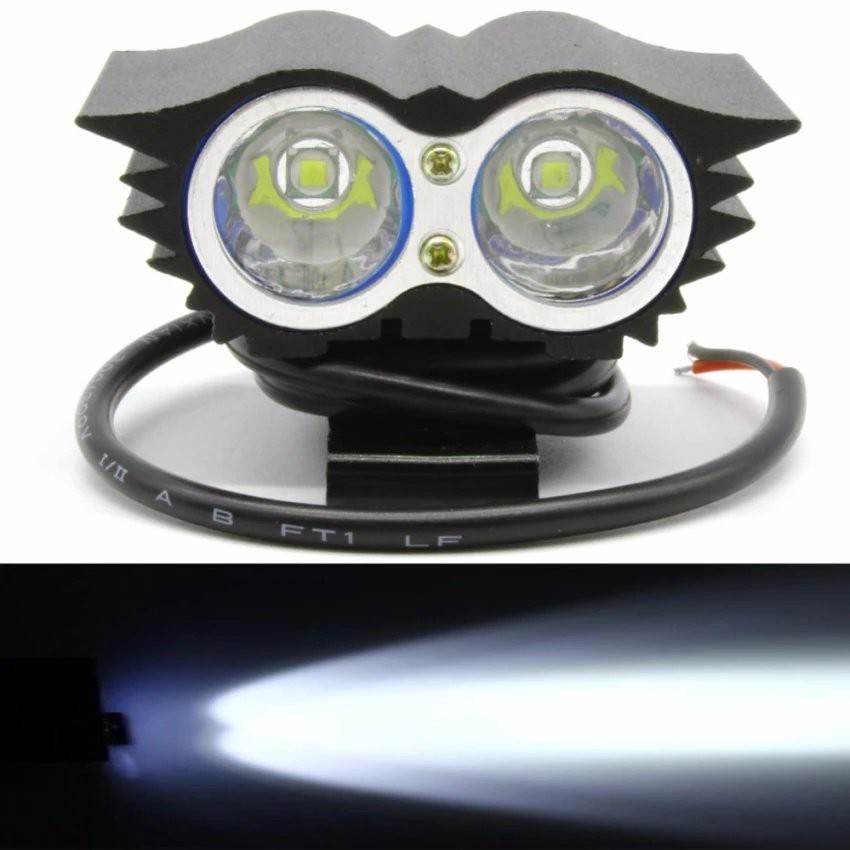 LED Owl Eye 20W Motorcycle Headlight Lamp 2000LM 6000K Shopee Philippines