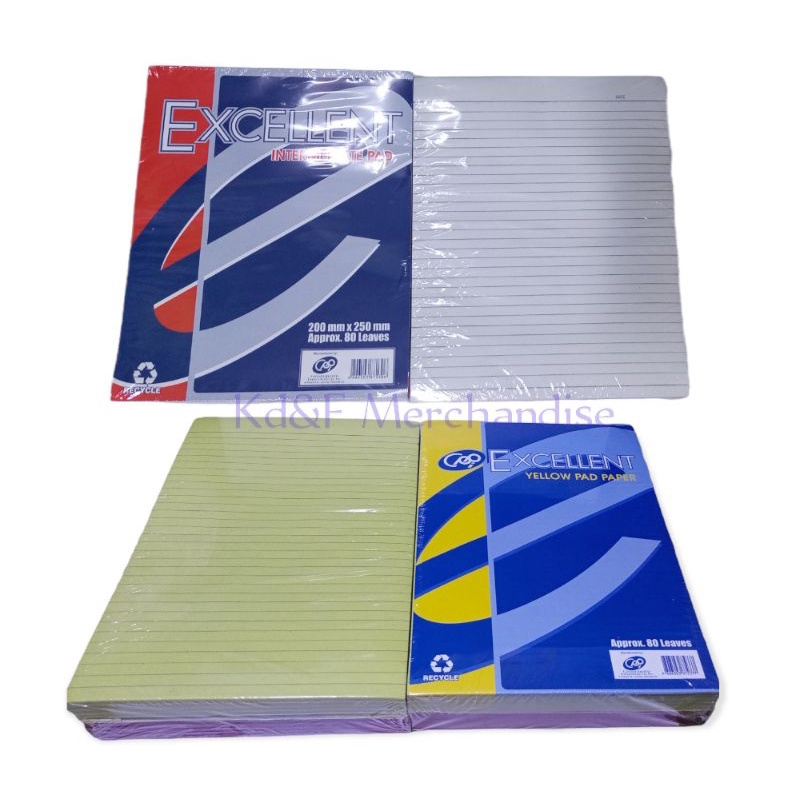 Intermediate Pad Paper/Yellow Pad Paper (1ream) Shopee Philippines