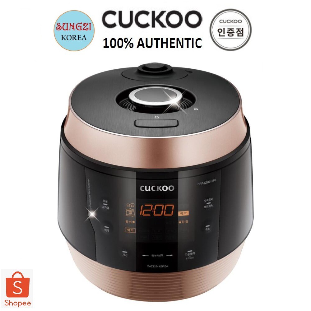 CUCKOO Electric Pressure Rice Cooker CRPQS1010FG Warmer (10 Cups
