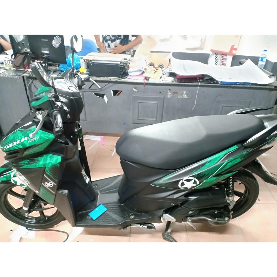 Sittsäckar Mio yamaha mio soul i 125 camouflage sticker decals Shopee Philippines