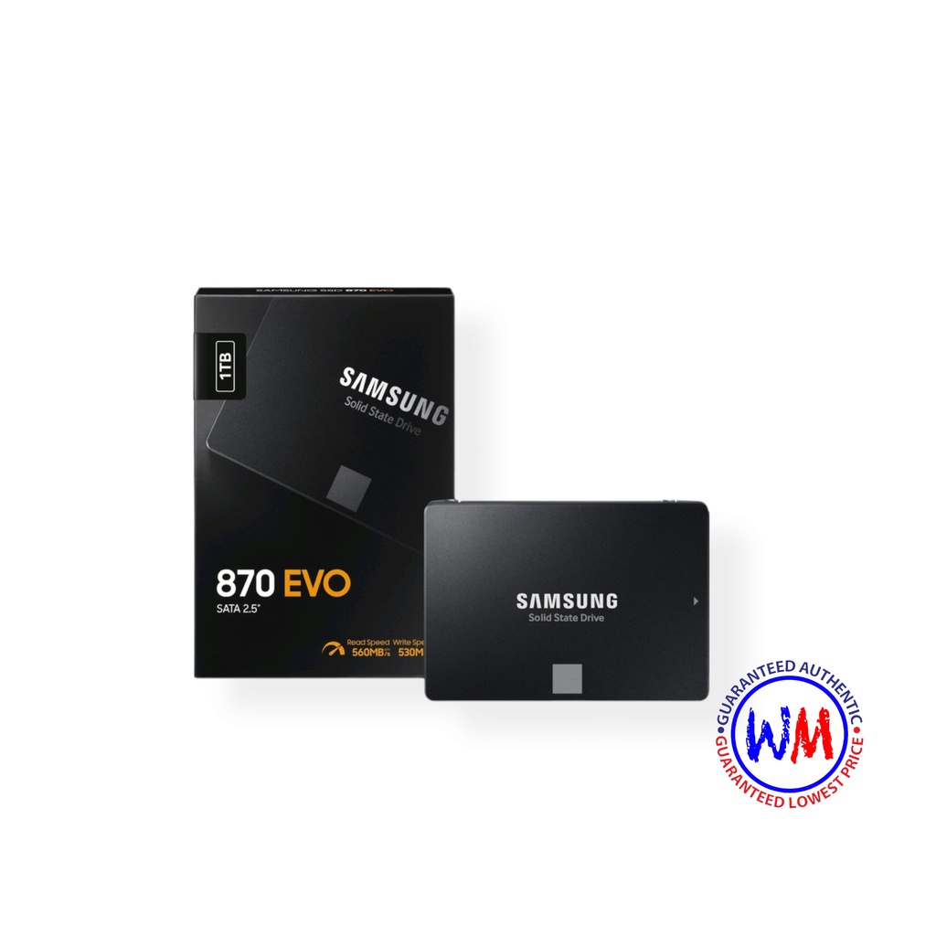 Samsung 870 EVO 1TB SSD 2.5Inch SATA III 6GB/s Internal SSD MZ