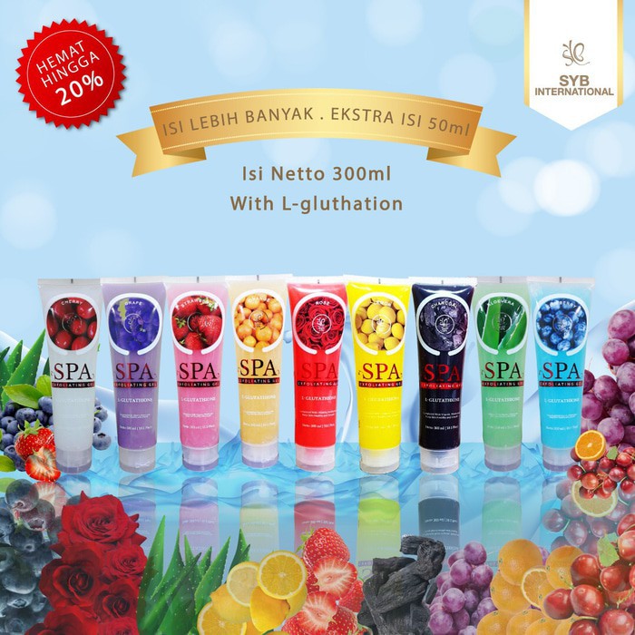 Syb Spa Exfoliating Gel All Variant Shopee Philippines