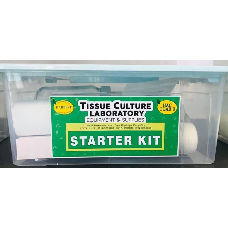 Harbest Aseptic Culture Starter Kit; Plant Tissue Culture Starter Kit