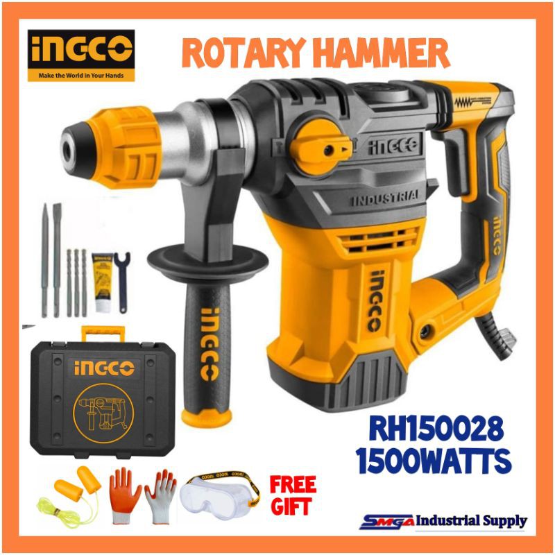 Ingco Rotary Hammer 1500WATTS RHG150028 Shopee Philippines