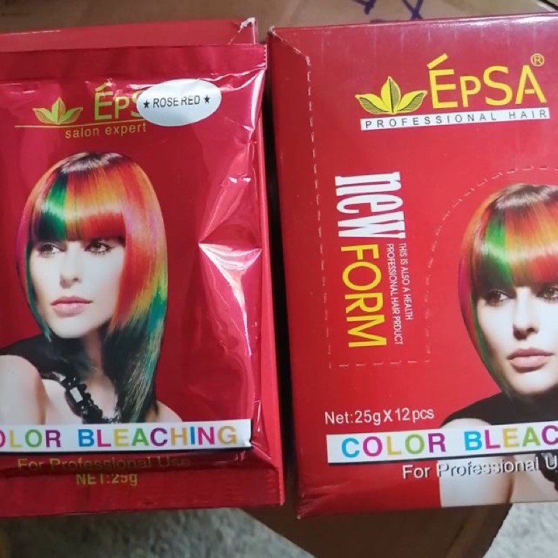 epsa color bleach powder only 25 grams Shopee Philippines