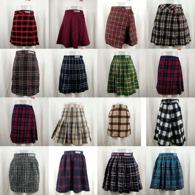 Bestbuyukay Preloved Plaid Skirt New Arrival 9A Shopee Philippines