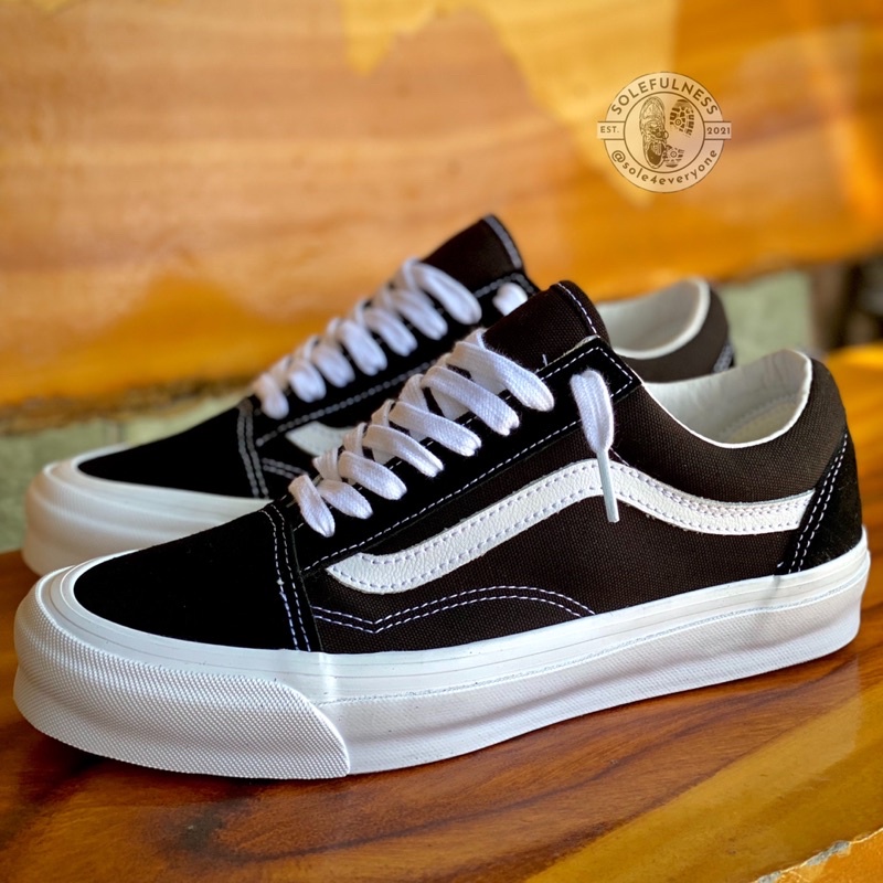 Vans Vault OG Old Skool Lx Black/White Shopee Philippines