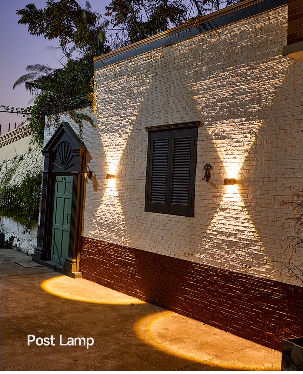 New super bright solar spotlight wall washer light outdoor wall light