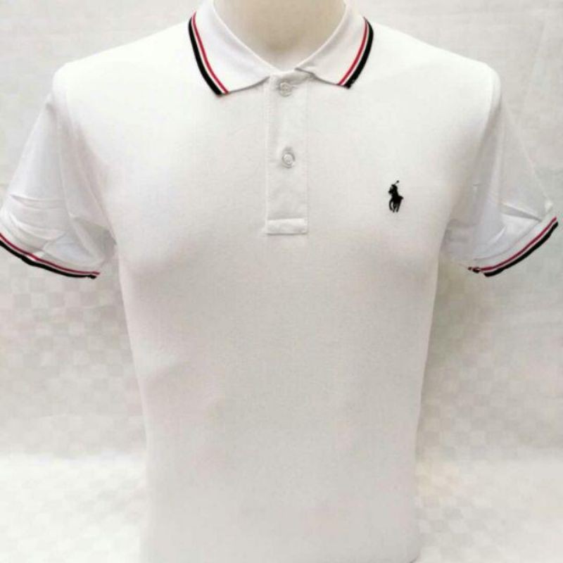 Men's polo shirt fashion casual polo shirt Shopee Philippines